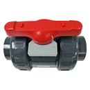 Asahi PVC Type-21 SST Flow Control Ball Valve 1/2 to 2 in.