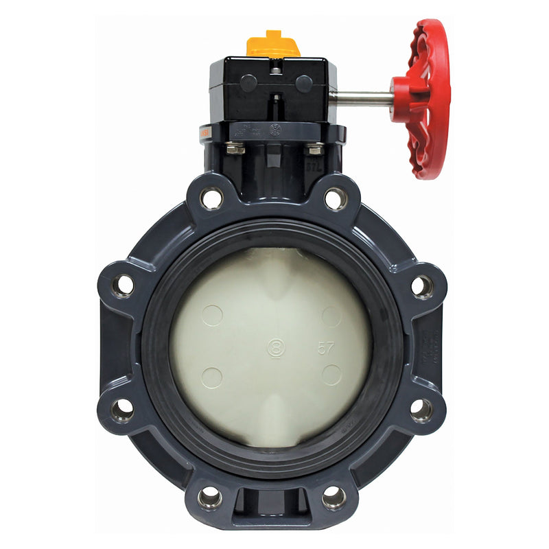Asahi 113859030 PVC Type-57IL Butterfly Valve 3 to 6 in.