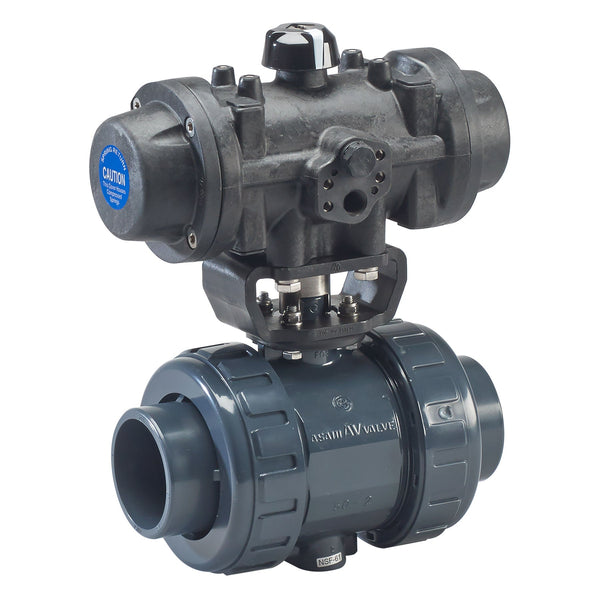 Asahi CPVC Series 79 Pneumatic Actuated Ball Valve Air-Air 1/2 to 4 in.