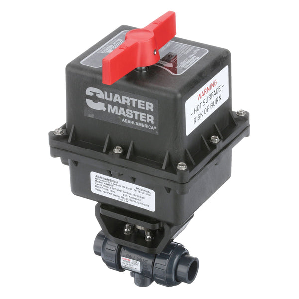 Asahi PVC Series 94 Electric Actuated Ball Valve 1/2 to 3 in.