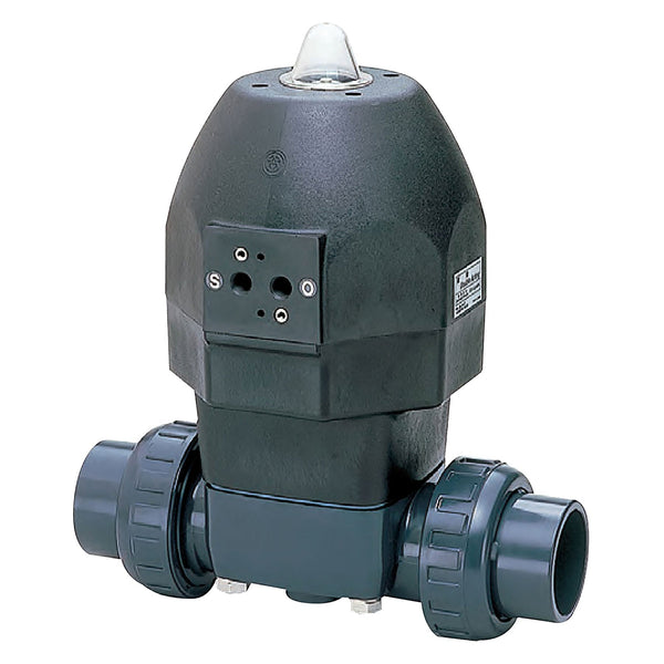 Asahi CPVC Type-14 Pneumatic Actuated Diaphragm Valve Air-Spring 1/2 to 2 in.